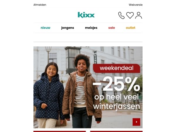 🧥 -25% op heel veel winterjassen | Weekenddeal
