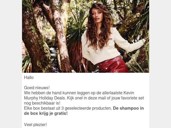 🎉 Kevin Murphy Deals Terug op Voorraad!