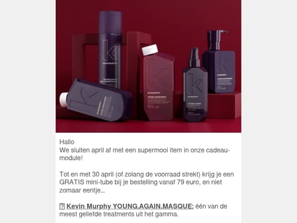 🎁 GRATIS Kevin Murphy Masker!