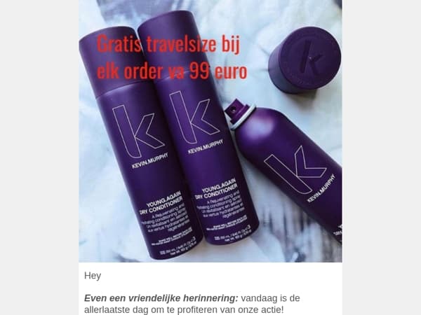 🚨 Laatste kans: gratis Kevin Murphy actie eindigt nu!