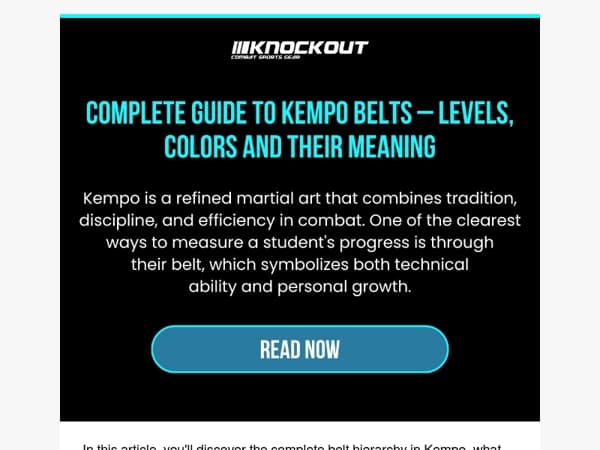 Complete Guide to Kempo Belts – Levels, Colors & Their Meaning