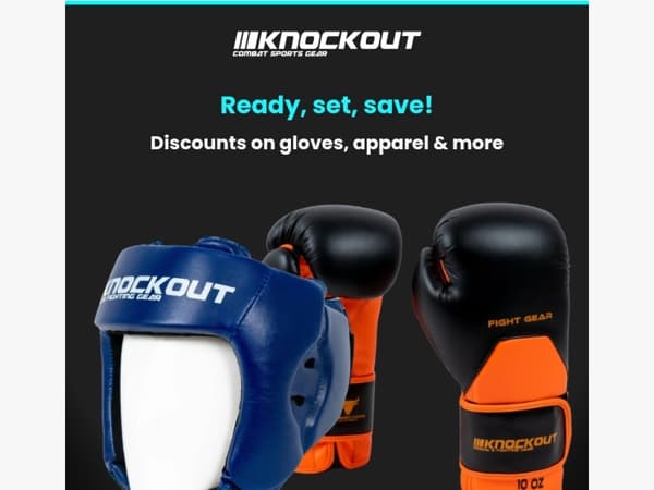 Fight gear on sale 🥊 grab yours now!