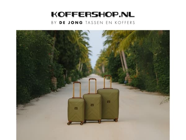 Eén set, klaar voor elke reis – ontdek onze koffersets!