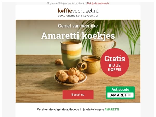 Deze amaretti wil je gratis proeven!