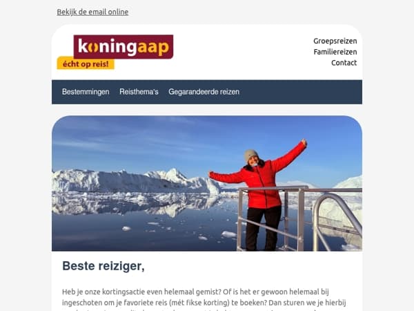 Laatste kans: boek je rondreis dit weekend nog met korting!