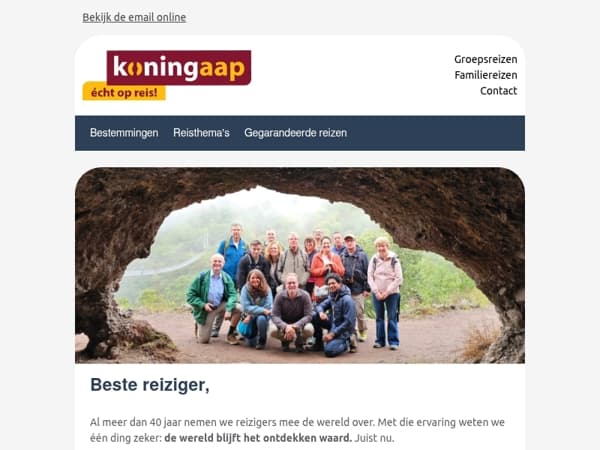 Écht zorgeloos op reis met Koning Aap: onze 5 unieke zekerheden