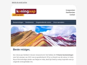 Topbestemmingen die je niet mag missen in 2025