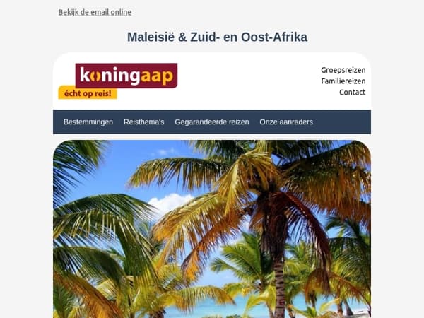 Nieuwe reis Maleisië & Podcast Zuid- en Oost-Afrika