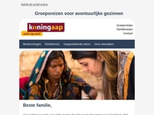 Onze familiereizen in de kijker