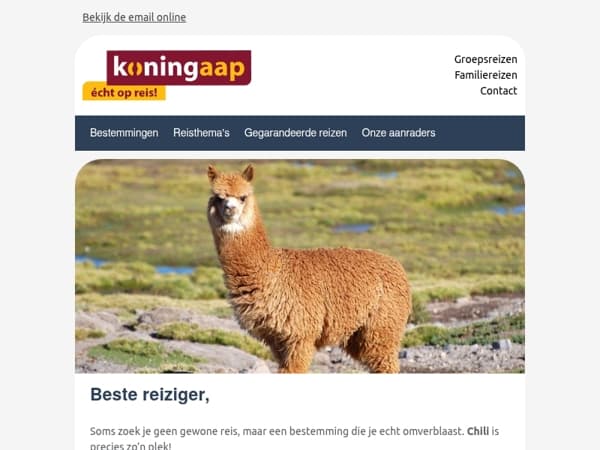 Dit is Chili op z’n avontuurlijkst!