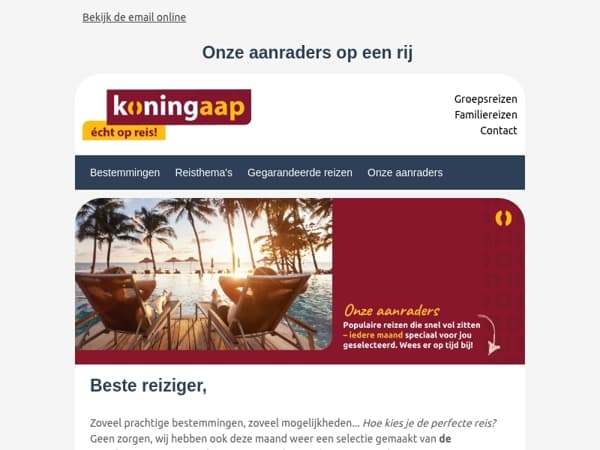 Weg = Weg! Pak je kans op deze populaire groepsreizen