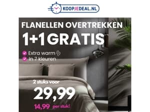 1+1 GRATIS Geldig tot 23.59 uur!