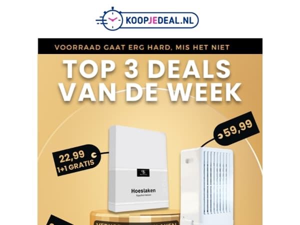 Top 3 Deals van de week 🏆
