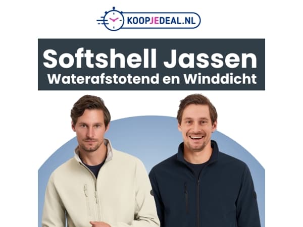 Laatste Kans: Softshell Jassen 29,99 🧥