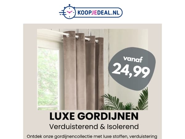 Goedkoop Luxe Gordijnen Kopen?