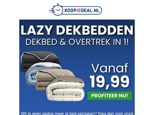 Wasbare Dekbedden Extra Goedkoop❗