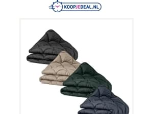 Dekbed & Overtrek in 1 voor €19,99 ⚠️
