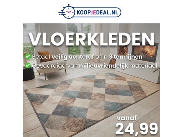 Vloerkleden Sale 🎉 -40% korting