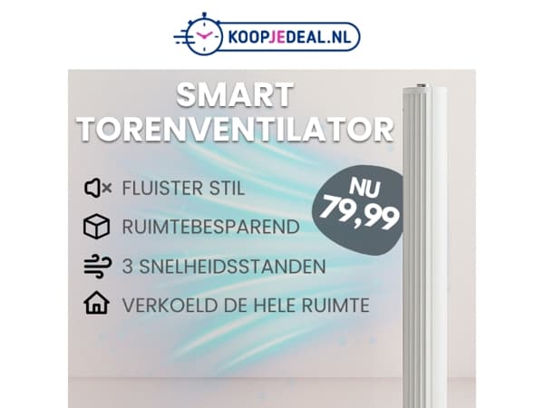 Heet Thuis? Niet met de Torenventilator 💨
