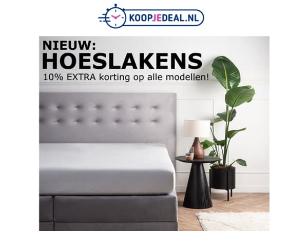 De Nieuwe Hoeslakens Zijn Binnen!