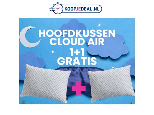 Aanpasbaar Hoofdkussen 1+1 Gratis 😴