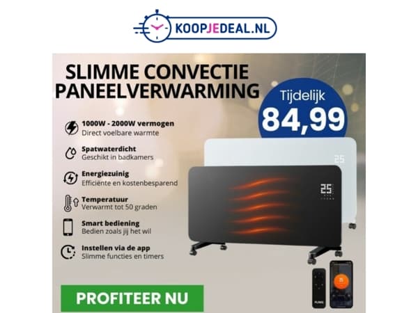 Verwarmen zonder Hoge Rekening?