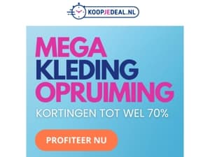 Kleding Opruiming -70% Korting 🚨