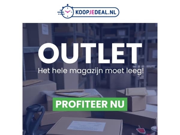 Outlet = Aangevuld 💥