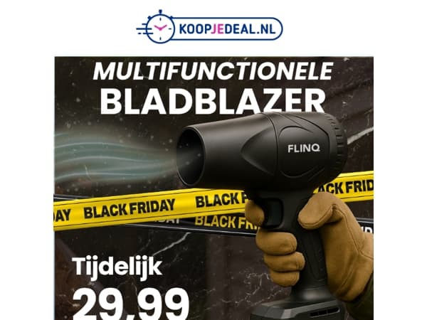 Draadloze Multi Bladblazer Nu 29,99🍃