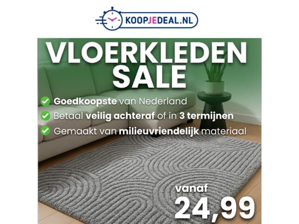 Actie: Vloerkleden Sale ✨ -40%