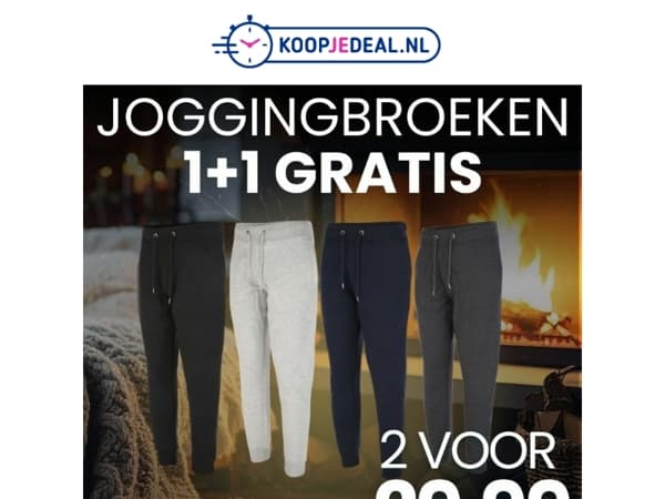Joggingbroeken nu 1+1 GRATIS 💥