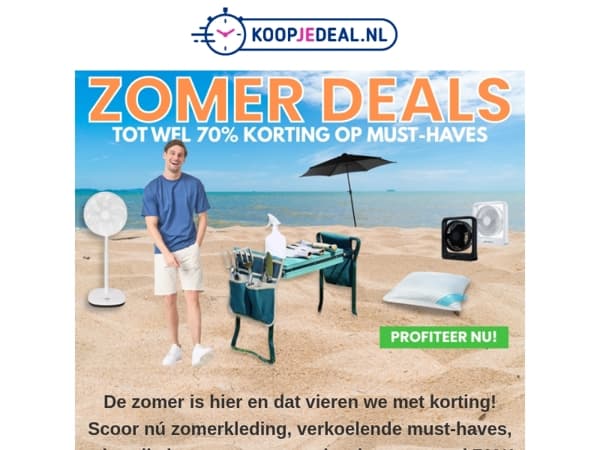 Al klaar voor het warme weer? ☀️