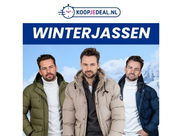 Winterjassen tijdelijk 44,99 ❄️