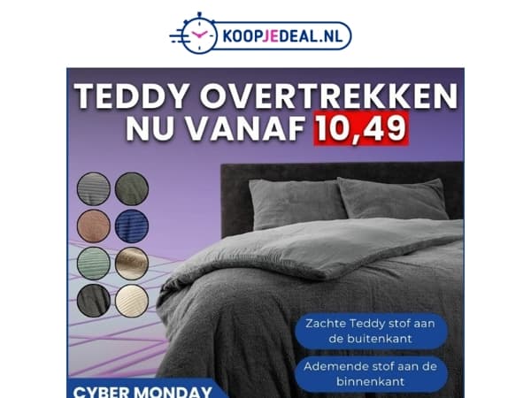 Teddy Overtrekken nu vanaf 10,49 🧸
