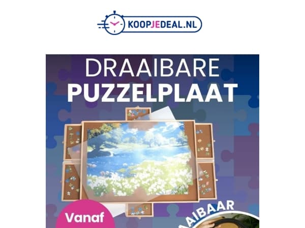 Verstelbare Puzzeltafels vanaf 39,99 🧩​