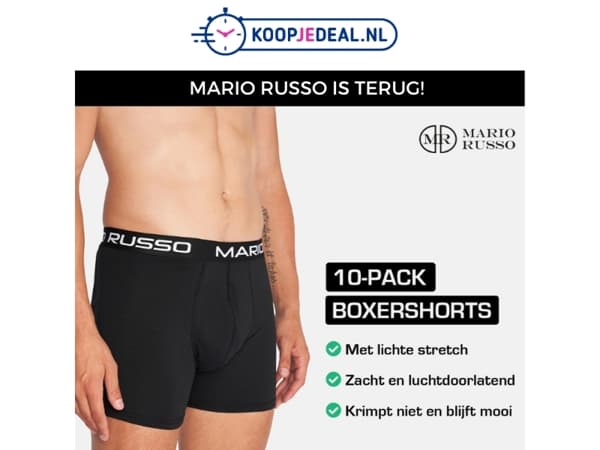Actie: Mario Russo Boxershorts ✨