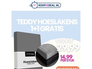 1+1 GRATIS: Teddy Hoeslakens