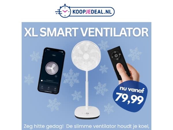 Warm in Huis? Bekijk de XL Ventilator!
