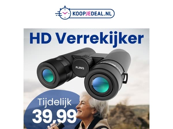HD Verrekijker nu tijdelijk 34,99 🔭