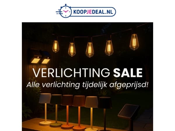 Alle Verlichting in Prijs Verlaagd💡