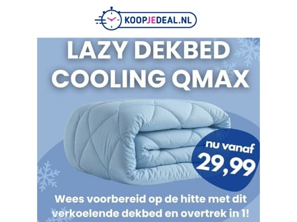 Dekbed & Overtrek in 1 - Verkoelend ❄️