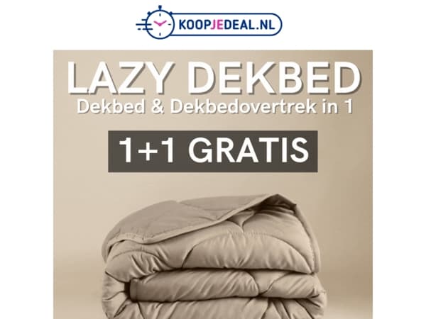 Lazy Dekbed 1+1 GRATIS 💥