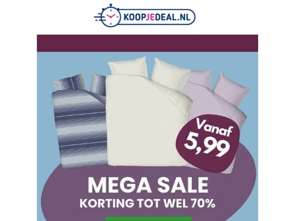 Mega Dekbedovertrekken Sale 🛌🏻