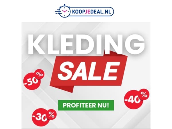 Kleding Sale 🛍️ tot wel 50% korting!
