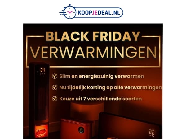 Verwarmingen vanaf 59,99 🔥