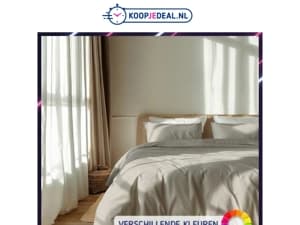 Dekbedovertrek Flanel €19,99💤 | Fleece Vest €24,99 🔥 | Set van 3 - Salontafel €30 📉