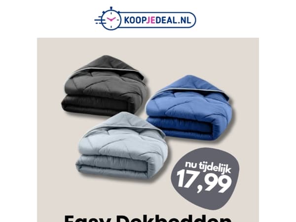 Nieuwe Easy Dekbedden 🎉-50%