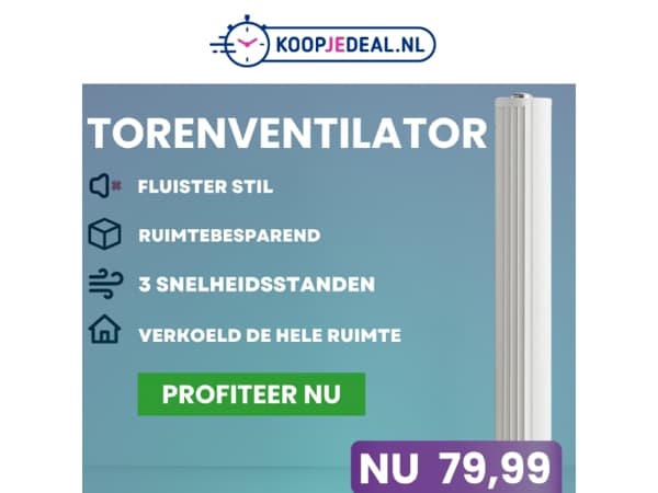 Torenventilator met Korting 📉