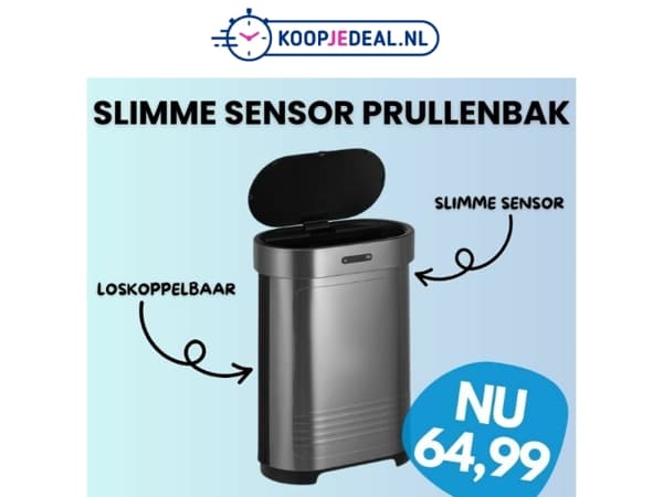 Volle handen? Geen probleem! 🗑️