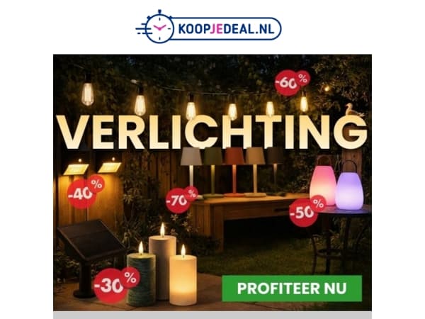 Buitenverlichting met 70% Korting💡